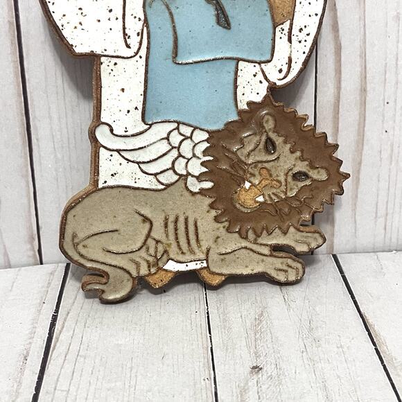 Saint Andrew's Abbey Ceramics St. Mark Evangelist Plaque Made in America 9" - Picture 2 of 6